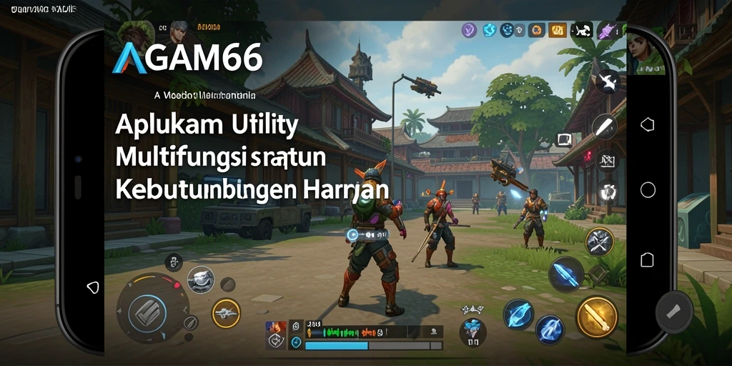 Tampilan antarmuka AGAM66 dengan fitur-fitur Utility yang menarik.