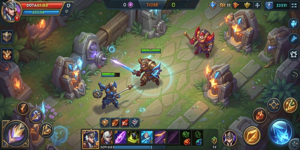 Tampilan gameplay seru dan menenangkan di <strong>DOTA88</strong>.