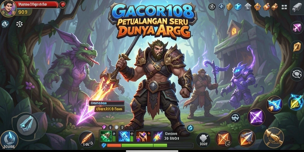 Tampilan menarik dari gameplay GACOR108 dalam dunia ARPG.