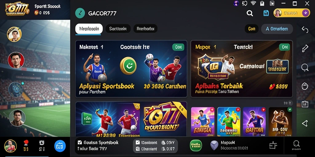 Tampilan menarik dari game Sportsbook GACOR777 saat sesi taruhan.
