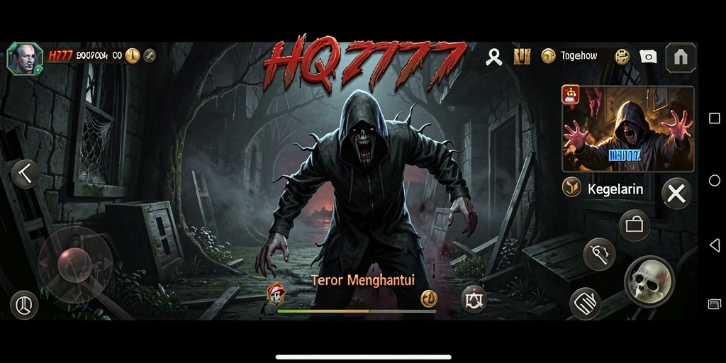 Gameplay menyeramkan dengan suasana mencekam di HQ777.