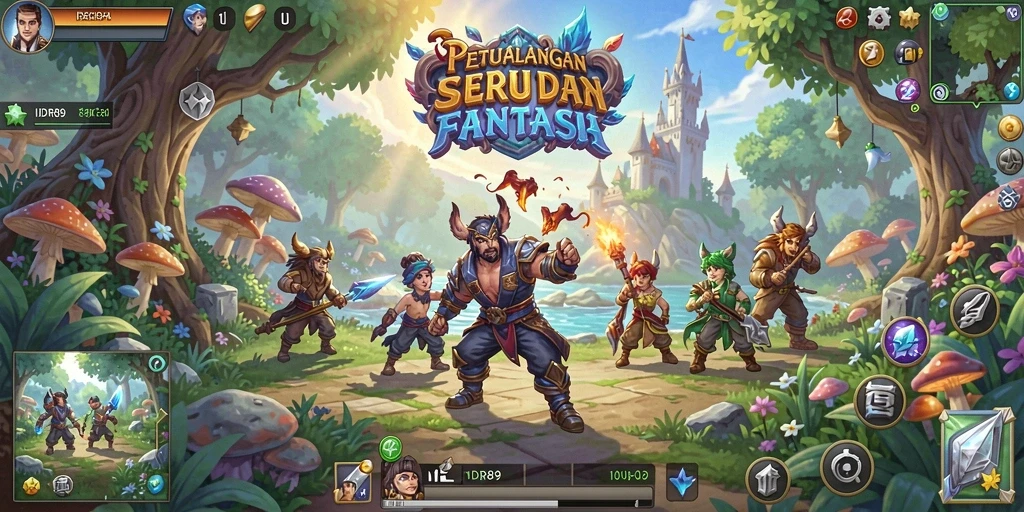 Screenshot gameplay IDR89 menampilkan aksi petualangan yang mendebarkan.