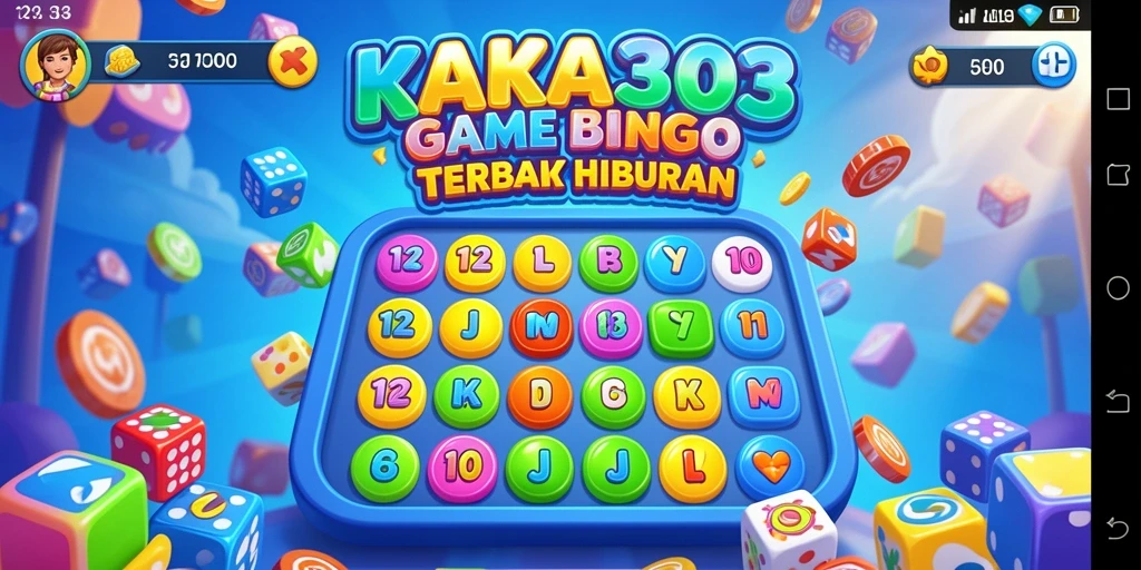 Tampilan gameplay seru KAKA303 dengan suasana Bingo yang menghibur.