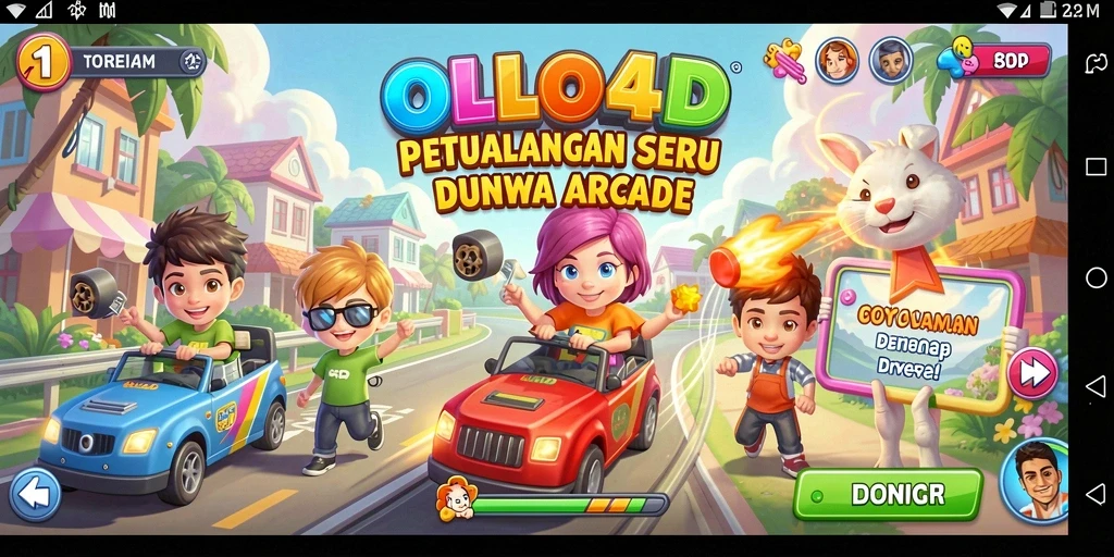 Tampilan gameplay menarik dari OLLO4D yang seru dan penuh tantangan.
