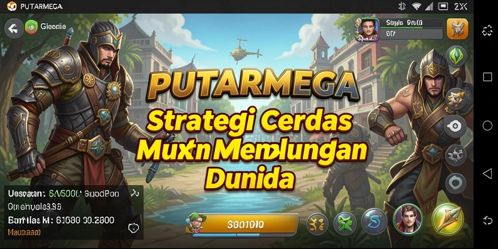 Tampilan gameplay PUTARMEGA yang menantang dan penuh strategi.