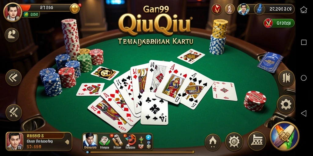 Tampilan gameplay QiuQiu yang menarik dan seru.