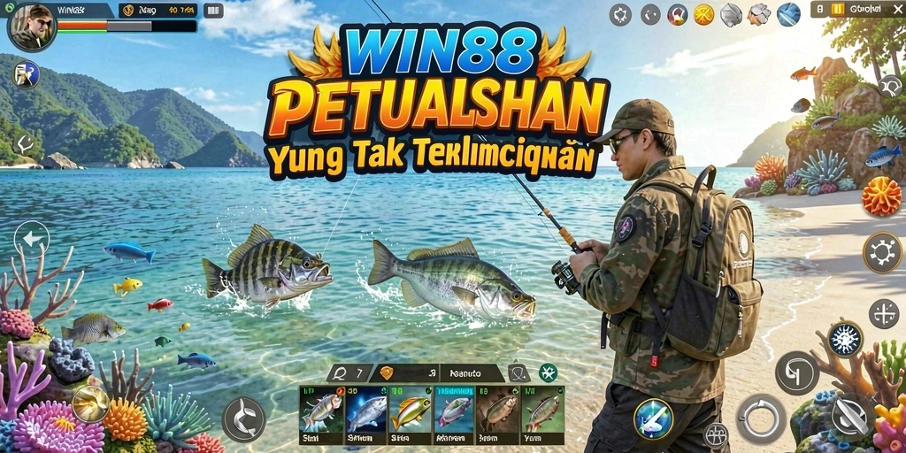 Tangkapan ikan besar di gameplay WIN88 yang memukau.
